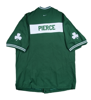 1998-99 Paul Pierce Game Worn Boston Celtics Road Warm Up Shirt - Rookie Season 